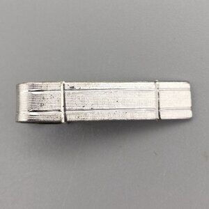 925 Sterling Silver Tie Tack Clip Bar Marked Men's Jewelry Wedding Prom Vintage
